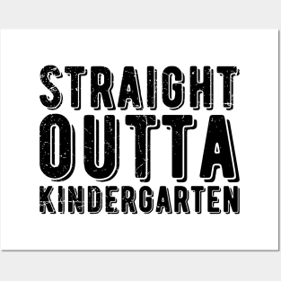 Straight Outta Kindergarten kindergarten graduation Posters and Art